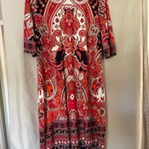 Multi-Pattern Print Dress